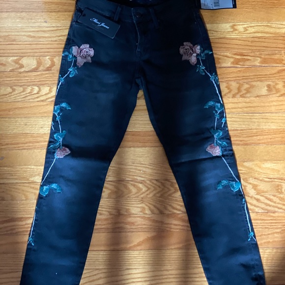 CHECK DESC — JEAN MACHINE BLACK MAVI & ROSES JEAN - Picture 2 of 5
